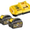 DeWalt DCB118T2 18V / 54V FlexVolt Li-Ion Accu Starterset (2x 6.0Ah) + Lader - DCB118T2-QW -Dewalt 0c7451b5bb4bb97d63b134fe5da96d0f
