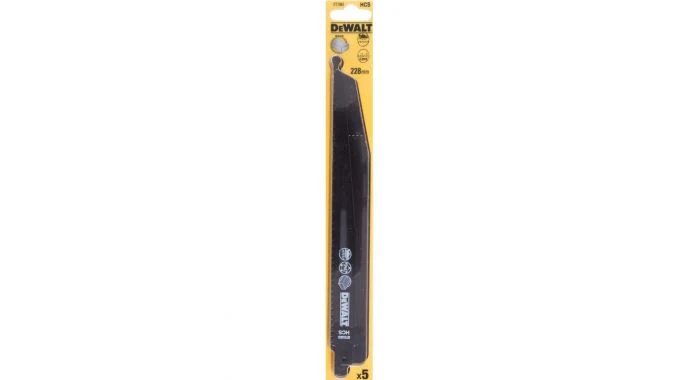 DeWalt DT2363 Reciprozaagblad - 228 X 4,2mm - Hout/Kunststof (5st) - DT2363-QZ 3 DeWalt DT2363 Reciprozaagblad - 228 X 4,2mm - Hout/Kunststof (5st) - DT2363-QZ