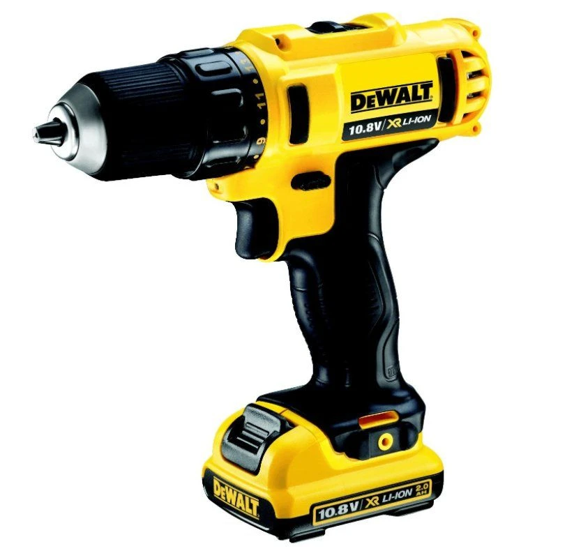 DeWalt DCD710D2 10.8/12V Li-Ion Accu Boor-/schroefmachine Set (2x 2.0Ah Accu) In Koffer - DCD710D2-QW 5 DeWalt DCD710D2 10.8/12V Li-Ion Accu Boor-/schroefmachine Set (2x 2.0Ah Accu) In Koffer - DCD710D2-QW - Afbeelding 3