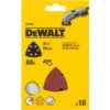 DeWalt DT3092 Deltaschuurpapier - K80 - 93mm (10st) - DT3092-QZ -Dewalt 5c2c797f84919746cae044588b3fa413