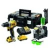 DeWALT DCK212D2T-QW 12V Li-ion XR Accu Schroef/boormachine (DCD701) & Accu Zelfnivellerende Multilijnlaser - Groen - 3x 360˚ Combiset (2x 2.0Ah) In TSTAK Koffer -Dewalt 701f29827dbd7f07ea5a5b151d15a194