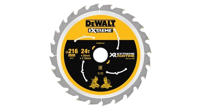 DeWalt DT99568 XR Cirkelzaagblad - 216 X 30 X 24T - Hout - DT99568-QZ 3 DeWalt DT99568 XR Cirkelzaagblad - 216 X 30 X 24T - Hout - DT99568-QZ