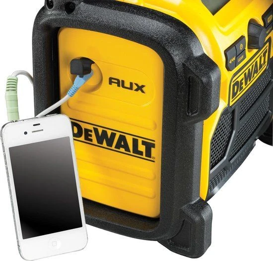 DeWalt DCR019 10.8-18V Li-Ion Accu Bouwradio - Werkt Op Netstroom & Accu - DCR019-QW 5 DeWalt DCR019 10.8-18V Li-Ion Accu Bouwradio - Werkt Op Netstroom & Accu - DCR019-QW - Afbeelding 3