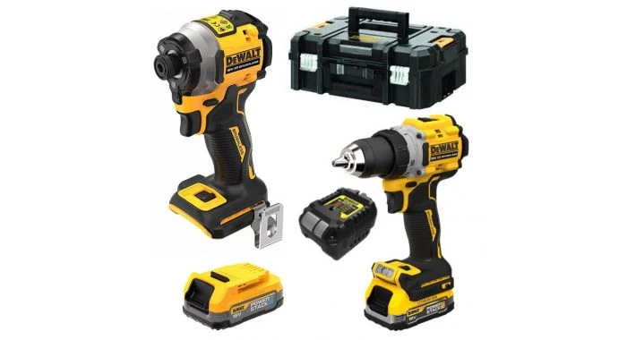 DeWALT DCK2050E2T-QW 18V Li-ion XR GR3 Accu Klopboormachine (DCD805E2T-GB) & Accu Slagschroevendraaier (DCF850E2T-GB) Combiset (2x POWERSTACK) In TSTAK Koffer 3 DeWALT DCK2050E2T-QW 18V Li-ion XR GR3 Accu Klopboormachine (DCD805E2T-GB) & Accu Slagschroevendraaier (DCF850E2T-GB) Combiset (2x POWERSTACK) In TSTAK Koffer