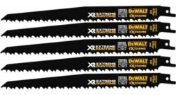 DeWalt DT99555 Reciprozaagblad - 230mm - Hout Met Spijkers (5st) - DT99555