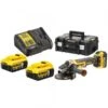 DeWalt DCG405P3 18V Li-Ion Accu Haakse Slijper Set (3x 5.0Ah Accu) In TSTAK - 125mm - Koolborstelloos -Dewalt a03d026ec38cca7bb65a02de6ccfc3aa
