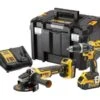 DeWalt DCK2080P2T 18V Li-Ion Accu Klopboor-/schroefmachine (DCD796) & Haakse Slijper (DCG405) Combiset (2x 5.0Ah Accu) In TSTAK - Koolborstelloos -Dewalt a0bd6637ac9d4debd480f0e78d178440