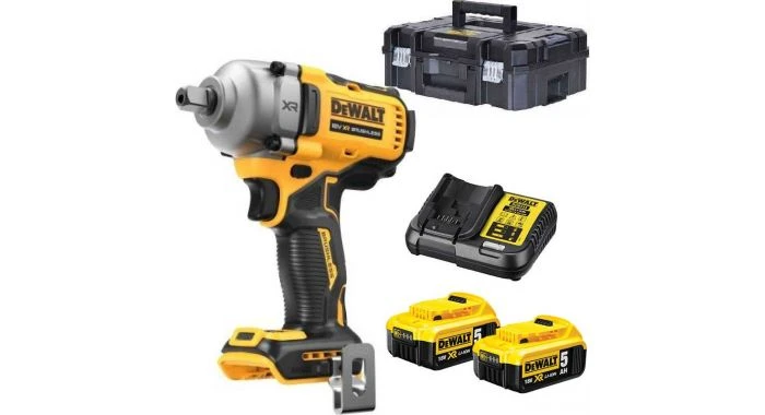 DeWALT DCF892P2T-QW 18V Li-ion XR Accu Slagmoersleutel Set (2x 5.0Ah) - 1/2'' - In TSTAK Koffer 3 DeWALT DCF892P2T-QW 18V Li-ion XR Accu Slagmoersleutel Set (2x 5.0Ah) - 1/2'' - In TSTAK Koffer