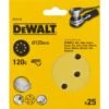 DeWalt DT3115 Schuurschijf - K120 - 125mm (25st) - DT3115-QZ -Dewalt b18b214eac9921750cb3c8c11c7f6880