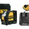 DeWalt DCE088D1R 10.8V Li-Ion Accu Zelfnivellerende Kruislijnlaser Set (1x 2.0Ah Accu) In Koffer - 2 Lijnen - 15m - Rood - DCE088D1R-QW -Dewalt d7ce5340d13bb0bb12c9084e3b45665d