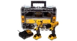 DeWalt DCK211D2T 12V Li-Ion Accu Boor-/schroefmachine (DCD710) & Slagschroevendraaier (DCF815) Combiset (2x 2.0Ah Accu) In TSTAK