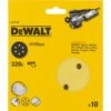DeWalt DT3128 Schuurschijf - K320 - 150mm (10st) - DT3128-QZ 1 DeWalt DT3128 Schuurschijf - K320 - 150mm (10st) - DT3128-QZ -Dewalt dc974e343e0fae3501bfc09c696b3616