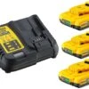 DeWalt DCB115D3 18V Li-Ion Accu Starterset (3x 2.0Ah) + Lader - DCB115D3-QW -Dewalt e7df9d16d33350ed119690a662bc958f