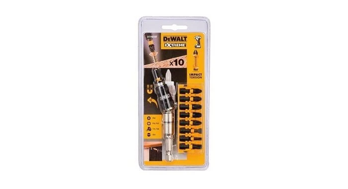 DeWalt DT70518T 10-delige Impact Torsion Bitset Met Zwenkbare Bit Tip Houder - DT70518T-QZ 3 DeWalt DT70518T 10-delige Impact Torsion Bitset Met Zwenkbare Bit Tip Houder - DT70518T-QZ