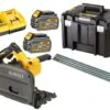 Dewalt DCS520T2R 18V / 54V XR FlexVolt Li-Ion Accu Invalzaag Incl. Geleiderail Set (2x 6,0Ah Accu) In TSTAK - Snelwissel - Koolborstelloos - DCS520T2R-QW -Dewalt ee860c140c1c7e8e3112428e9da14945